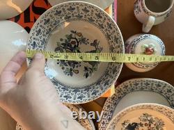 FULL Dinnerware Set for Four Johnson Brothers Sugar and Spice 24 Piece total
