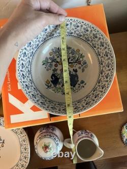 FULL Dinnerware Set for Four Johnson Brothers Sugar and Spice 24 Piece total