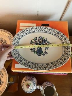 FULL Dinnerware Set for Four Johnson Brothers Sugar and Spice 24 Piece total