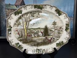 Fantastic Jonson Bros Transferware Platter