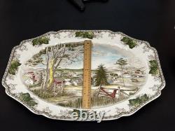 Fantastic Jonson Bros Transferware Platter