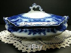 Florida Flo Blue Tureen Royal Johnson Bros. England