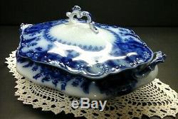 Florida Flo Blue Tureen Royal Johnson Bros. England