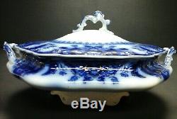 Florida Flo Blue Tureen Royal Johnson Bros. England