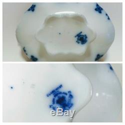 Flow Blue Soup Tureen w Lid & Underplate, Johnson Bros, Large Bowl, China