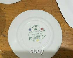 Four 6 six piece place settings Johnson Brother'SUMMER CHINTZ' 24 Pieces MINT