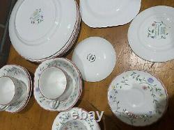 Four 6 six piece place settings Johnson Brother'SUMMER CHINTZ' 24 Pieces MINT