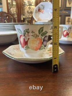 Fresh Fruit by Johnson Bros. ESTATE SET 42 Pieces of Vintage Dinnerware