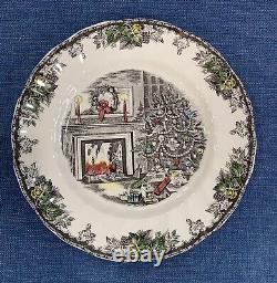 Friendly Village By Johnson Brothers Christmas Dinner Plate, Discontinued (B)
