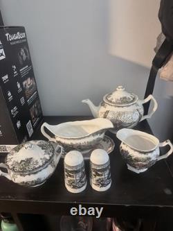 Friendly Village By Johnson Brothers Collection. Teapot And Miscellaneous