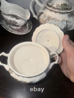 Friendly Village By Johnson Brothers Collection. Teapot And Miscellaneous