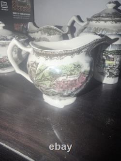 Friendly Village By Johnson Brothers Collection. Teapot And Miscellaneous