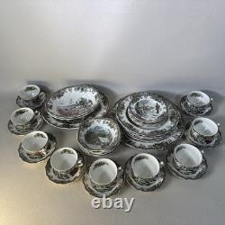 Friendly Village Dinnerware Johnson Bros England in New Hampshire Lot Of 39