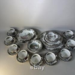 Friendly Village Dinnerware Johnson Bros England in New Hampshire Lot Of 39