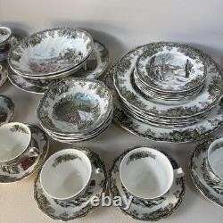 Friendly Village Dinnerware Johnson Bros England in New Hampshire Lot Of 39