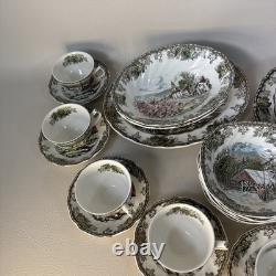 Friendly Village Dinnerware Johnson Bros England in New Hampshire Lot Of 39