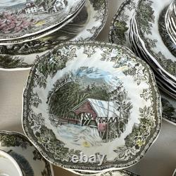 Friendly Village Dinnerware Johnson Bros England in New Hampshire Lot Of 39
