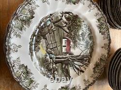 Friendly Village Johnson Brothers multiple dish sets, plates, bowls, plater