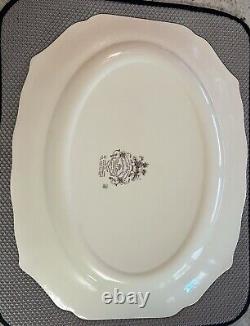 Genuine hand engraving, Windsor ware, Johnson Bros England turkey platter