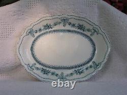 Glenwood Johnson Bros England, Flow Blue Staffordshire Platter 12.25, Pat 1902