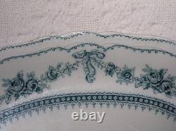 Glenwood Johnson Bros England, Flow Blue Staffordshire Platter 12.25, Pat 1902