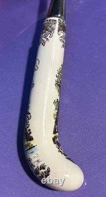 Gravy Ladle Friendly Village Johnson Brothers 8 Curved Handled RARE FIND