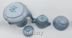 Grey Dawn Johnson Bros Breakfast Set Dishes Tea Blue Egg Covered Dish 18 pcs Lot