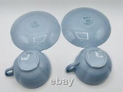 Grey Dawn Johnson Bros Breakfast Set Dishes Tea Blue Egg Covered Dish 18 pcs Lot