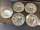 Historic America Thanksgiving Frozen Up Johnson Bros England Plate Lot Of 5