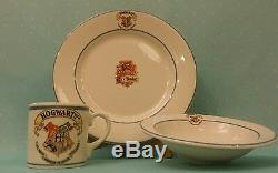 Harry Potter-hogwarts-johnson Bros, 3 Pc Dinner Set, Portugal, Unique