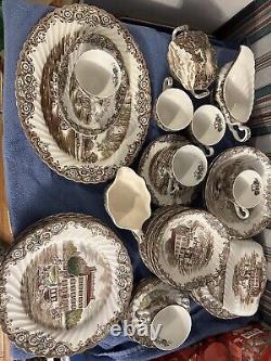 Heritage Hall Johnson Brothers China England Lot Of 50 Pieces