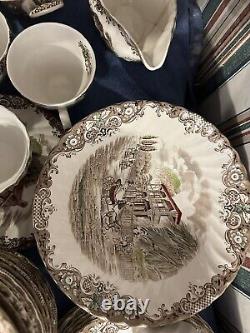 Heritage Hall Johnson Brothers China England Lot Of 50 Pieces
