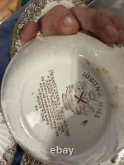 Heritage Hall Johnson Brothers China England Lot Of 50 Pieces