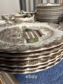 Heritage Hall Johnson Brothers China England Lot Of 50 Pieces