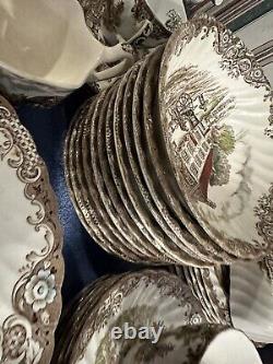 Heritage Hall Johnson Brothers China England Lot Of 50 Pieces