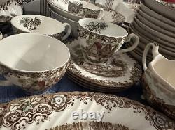 Heritage Hall Johnson Brothers China England Lot Of 50 Pieces