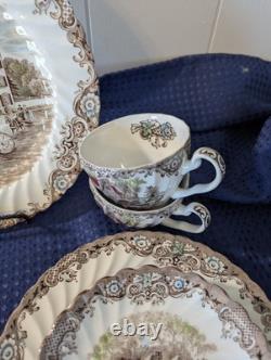 Heritage Hall/Johnson Brothers Dishes set Of 19