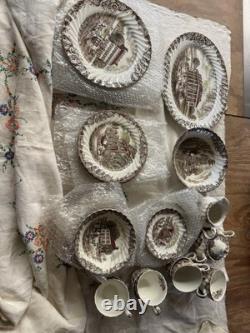 Heritage Hall Johnson Brothers Glass China Set