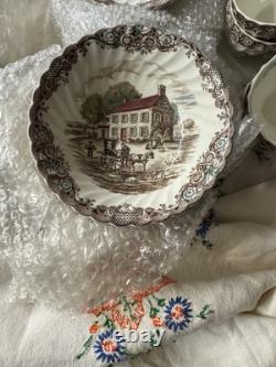 Heritage Hall Johnson Brothers Glass China Set
