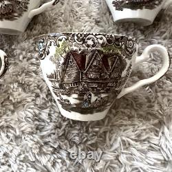 Heritage Hall Johnson Brothers Ironstone 4411 45 Piece Vintage Color China Set