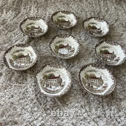 Heritage Hall Johnson Brothers Ironstone 4411 45 Piece Vintage Color China Set