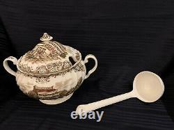 Heritage Hall Johnson Brothers Staffordshire Soup Tureen with Lid & Ladle