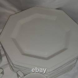 Heritage White Made in England Stamp by Johnson Brothers Vintage Discontinued