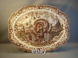 His Majesty Turkey Platter Johnson Bros Ex Cond England