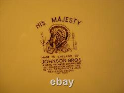 His Majesty Turkey Platter Johnson Bros Ex Cond England