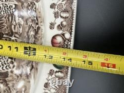 His Majesty Turkey Platter Johnson Brothers England Huge 17 1/4 In X 14 1/4 In