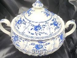 Indies Blue JOHNSON BROTHERS TUREEN Soup Punch Bowl 10 Earthenware England DISH