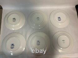 Indies Made in England by Johnson Bros Ironstone Dinner Plates Lot of 6, 2 sizes