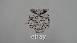 JOHNSON BROS Home for Thanksgiving Historic America Platter Made in England