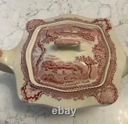 JOHNSON BROS OLD BRITAIN CASTLES TEA POT made in ENGLAND c. 1930